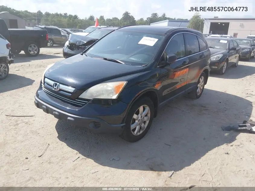 2007 Honda Cr-V Ex VIN: JHLRE48557C064773 Lot: 45629030
