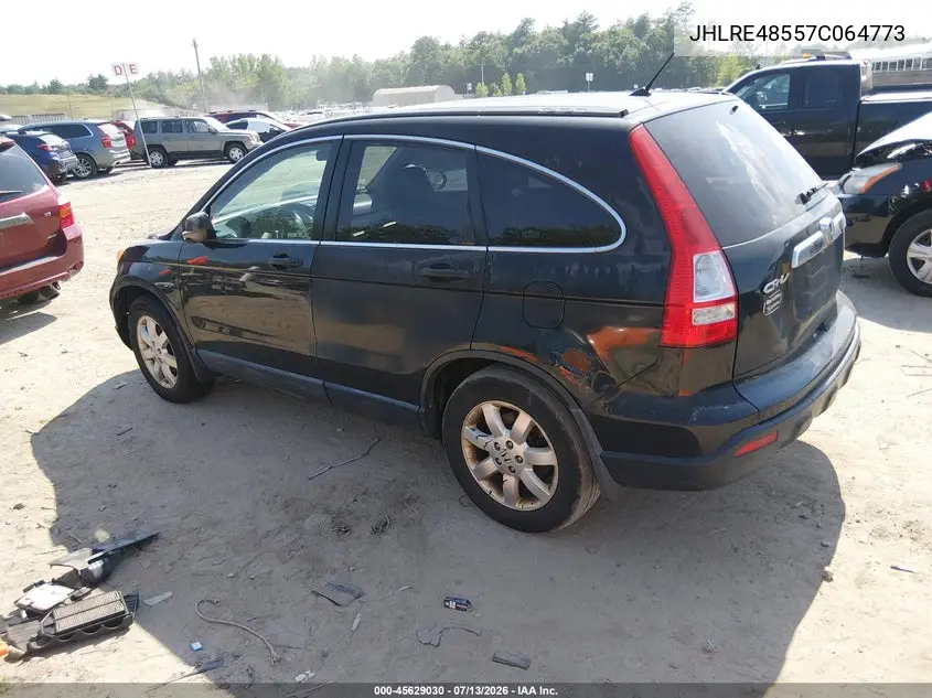 2007 Honda Cr-V Ex VIN: JHLRE48557C064773 Lot: 45629030