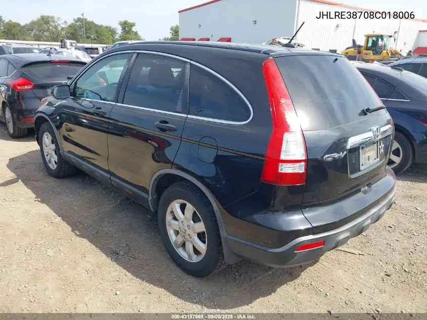 JHLRE38708C018006 2008 Honda Cr-V Ex-L