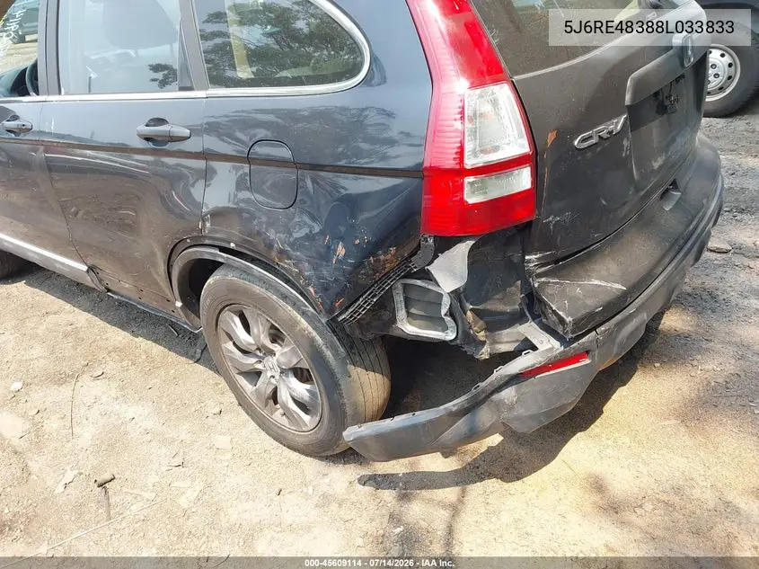 2008 Honda Cr-V Lx VIN: 5J6RE48388L033833 Lot: 45609114