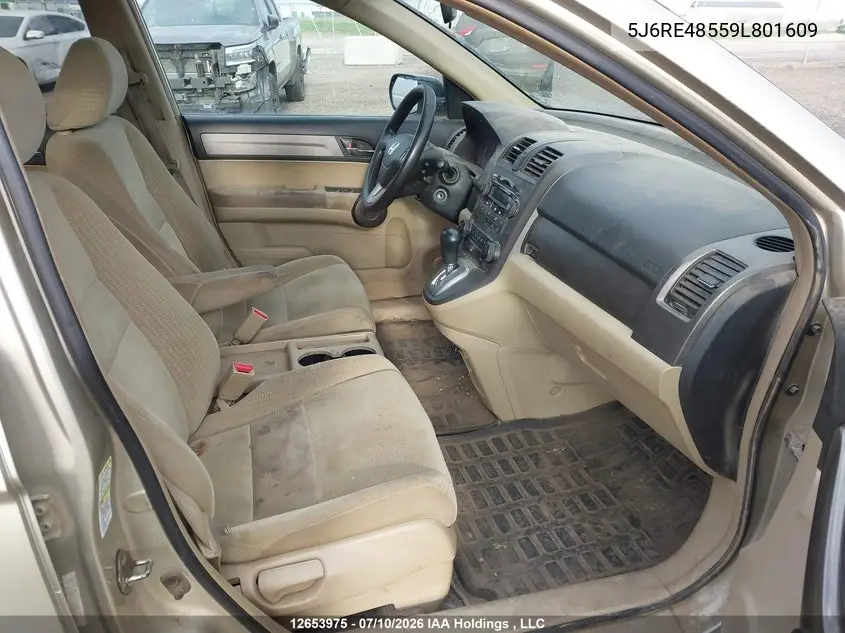 2009 Honda Cr-V Ex VIN: 5J6RE48559L801609 Lot: 12653975