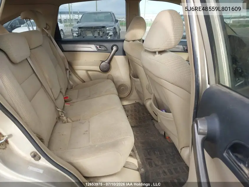 2009 Honda Cr-V Ex VIN: 5J6RE48559L801609 Lot: 12653975
