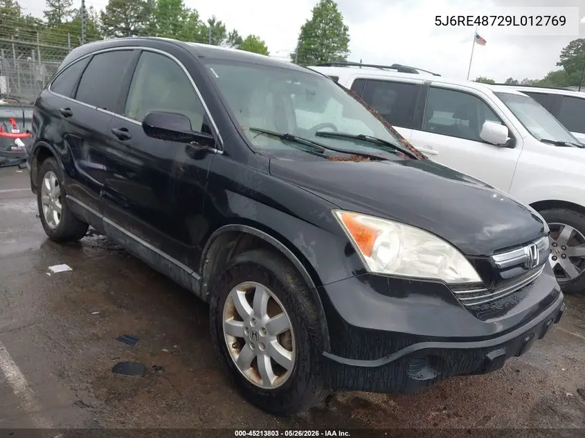 2009 Honda Cr-V Ex-L VIN: 5J6RE48729L012769 Lot: 45213803