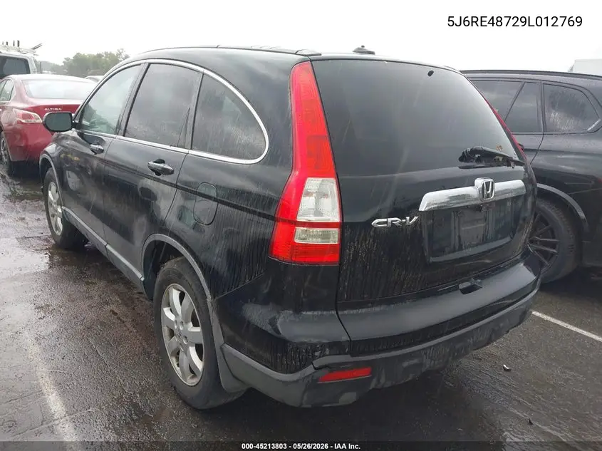2009 Honda Cr-V Ex-L VIN: 5J6RE48729L012769 Lot: 45213803