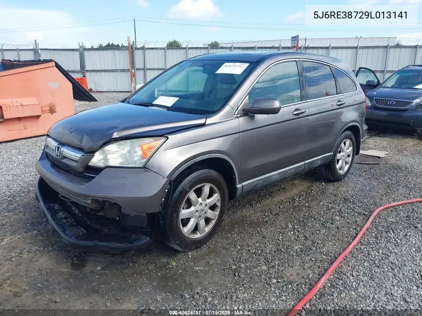2009 Honda Cr-V Ex-L VIN: 5J6RE38729L013141 Lot: 45624757