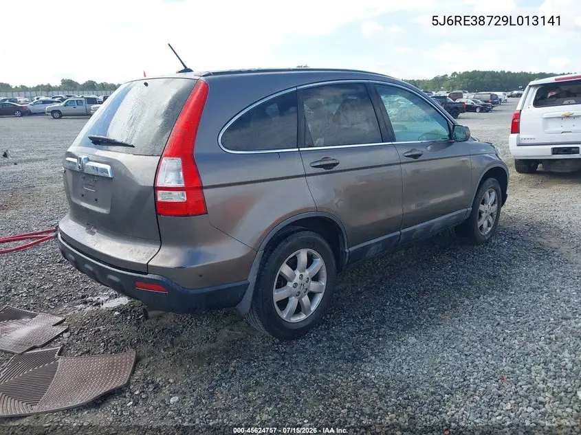 2009 Honda Cr-V Ex-L VIN: 5J6RE38729L013141 Lot: 45624757