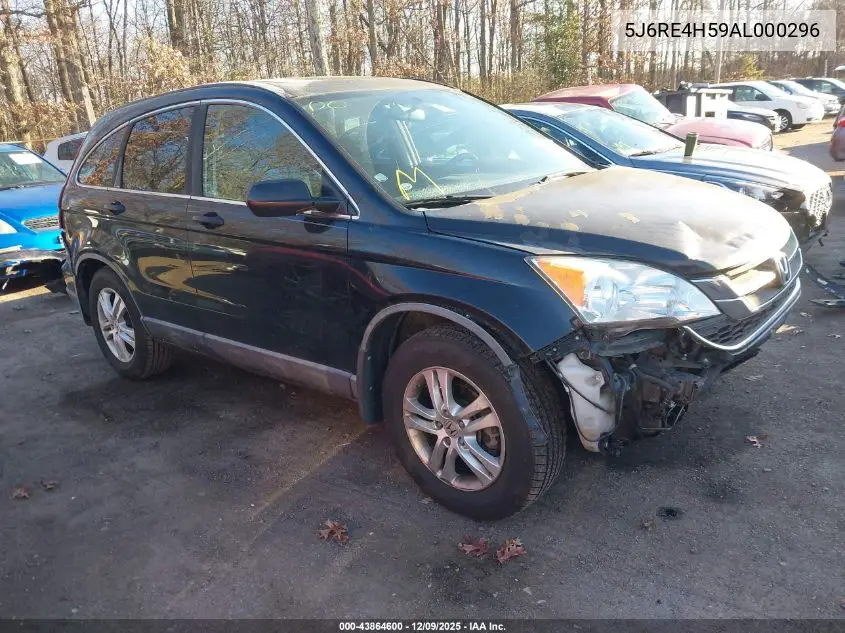 5J6RE4H59AL000296 2010 Honda Cr-V Ex