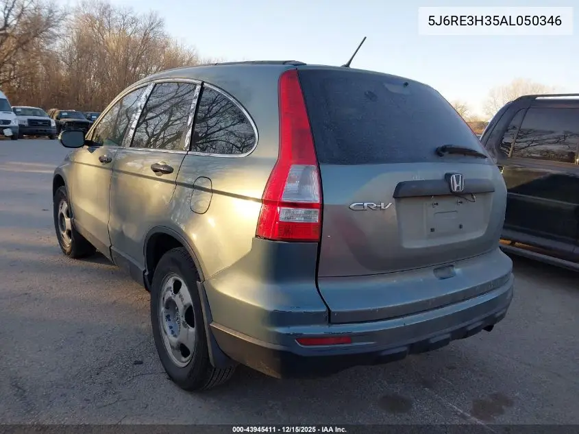 5J6RE3H35AL050346 2010 Honda Cr-V Lx