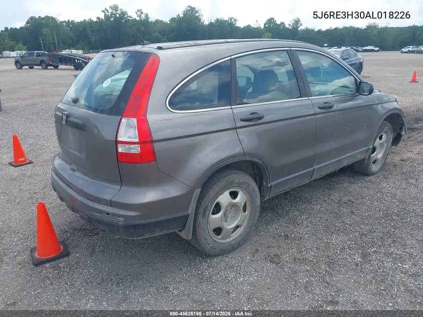 2010 Honda Cr-V Lx VIN: 5J6RE3H30AL018226 Lot: 45626196