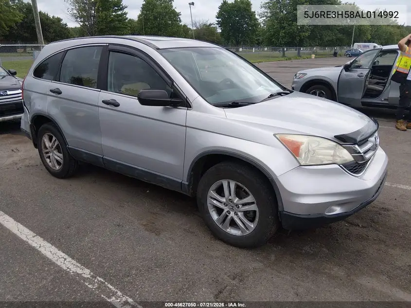 2010 Honda Cr-V Ex VIN: 5J6RE3H58AL014992 Lot: 45627050