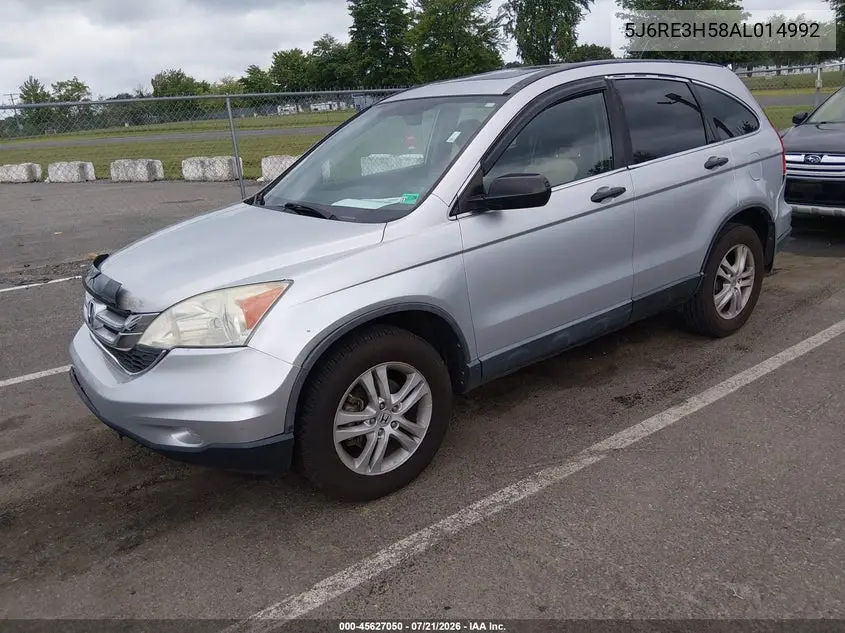 2010 Honda Cr-V Ex VIN: 5J6RE3H58AL014992 Lot: 45627050