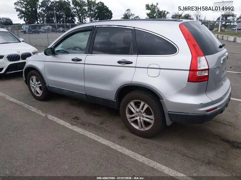 2010 Honda Cr-V Ex VIN: 5J6RE3H58AL014992 Lot: 45627050