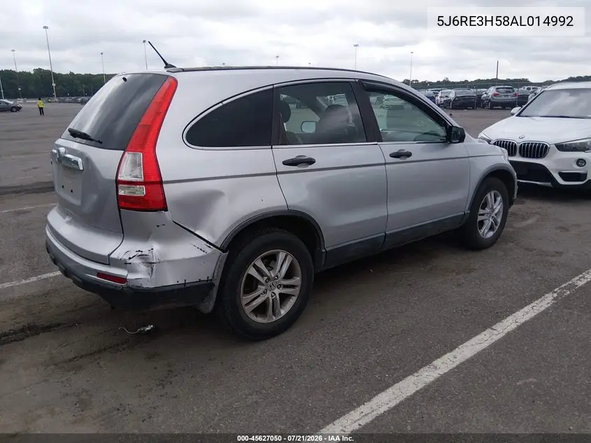 2010 Honda Cr-V Ex VIN: 5J6RE3H58AL014992 Lot: 45627050