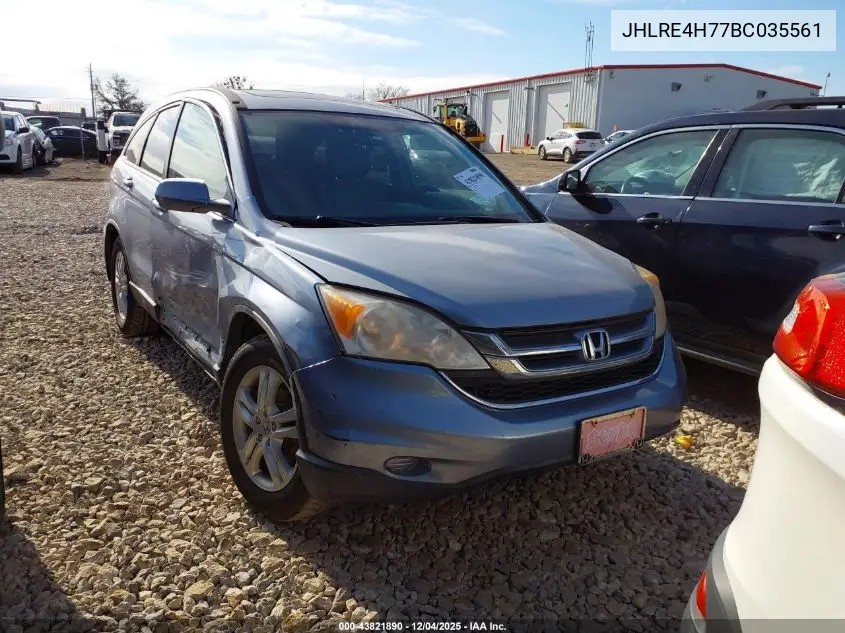 JHLRE4H77BC035561 2011 Honda Cr-V Ex-L