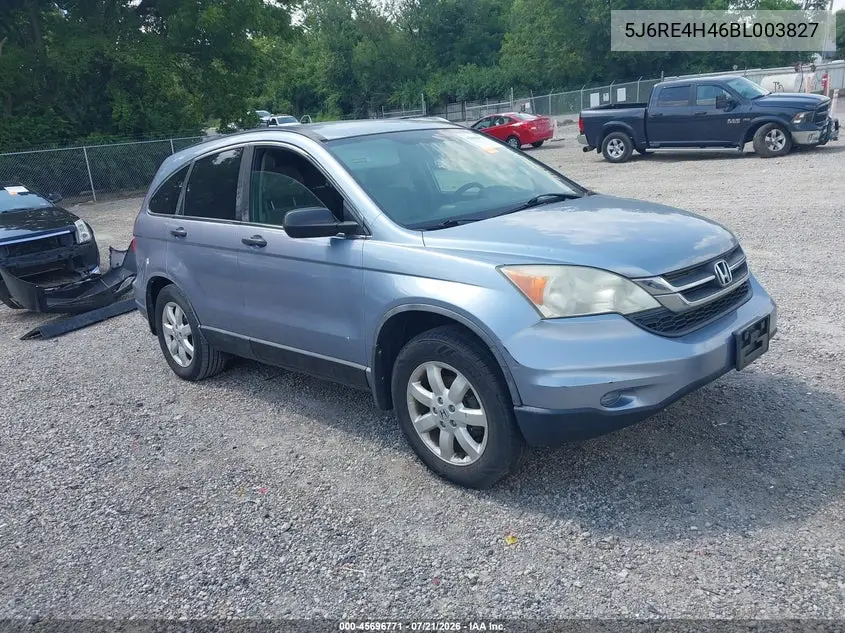 2011 Honda Cr-V Se VIN: 5J6RE4H46BL003827 Lot: 45696771