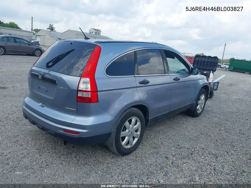2011 Honda Cr-V Se VIN: 5J6RE4H46BL003827 Lot: 45696771