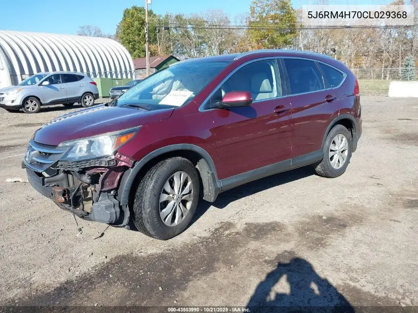 5J6RM4H70CL029368 2012 Honda Cr-V Ex-L