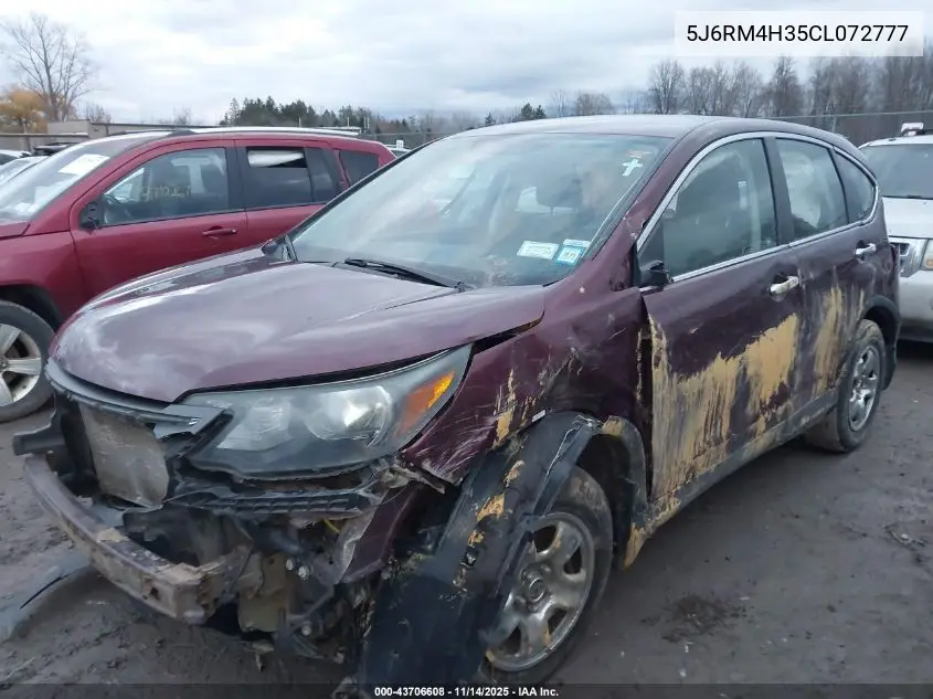5J6RM4H35CL072777 2012 Honda Cr-V Lx
