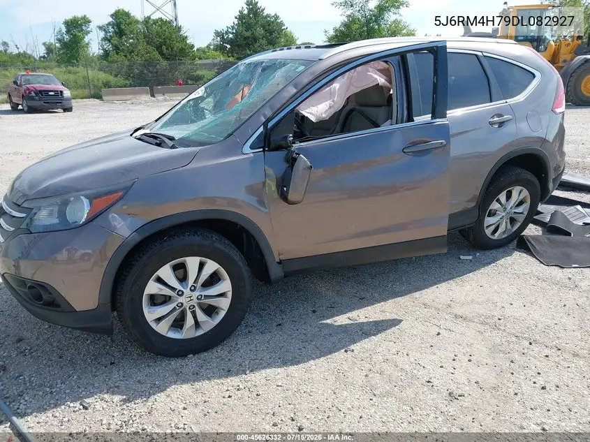 2013 Honda Cr-V Ex-L VIN: 5J6RM4H79DL082927 Lot: 45626332