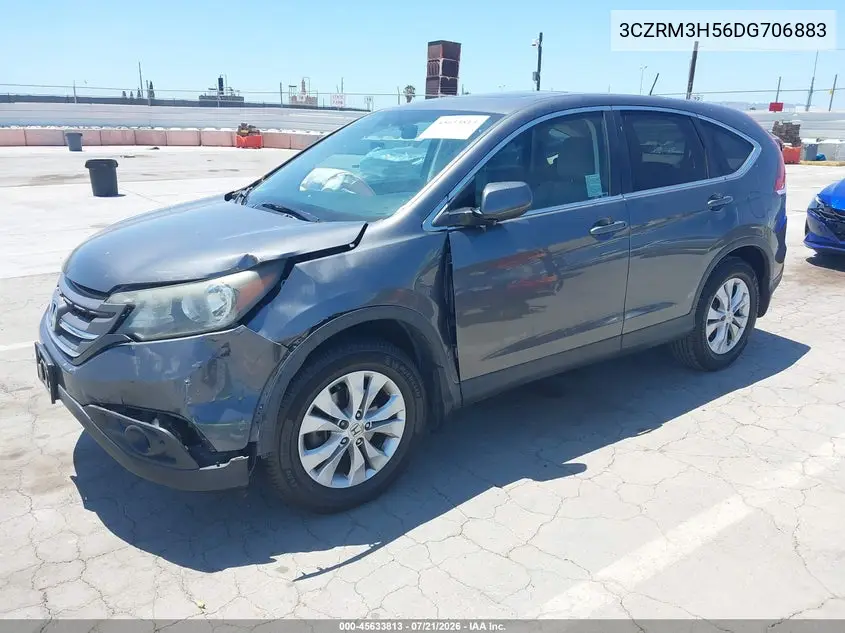 2013 Honda Cr-V Ex VIN: 3CZRM3H56DG706883 Lot: 45633813