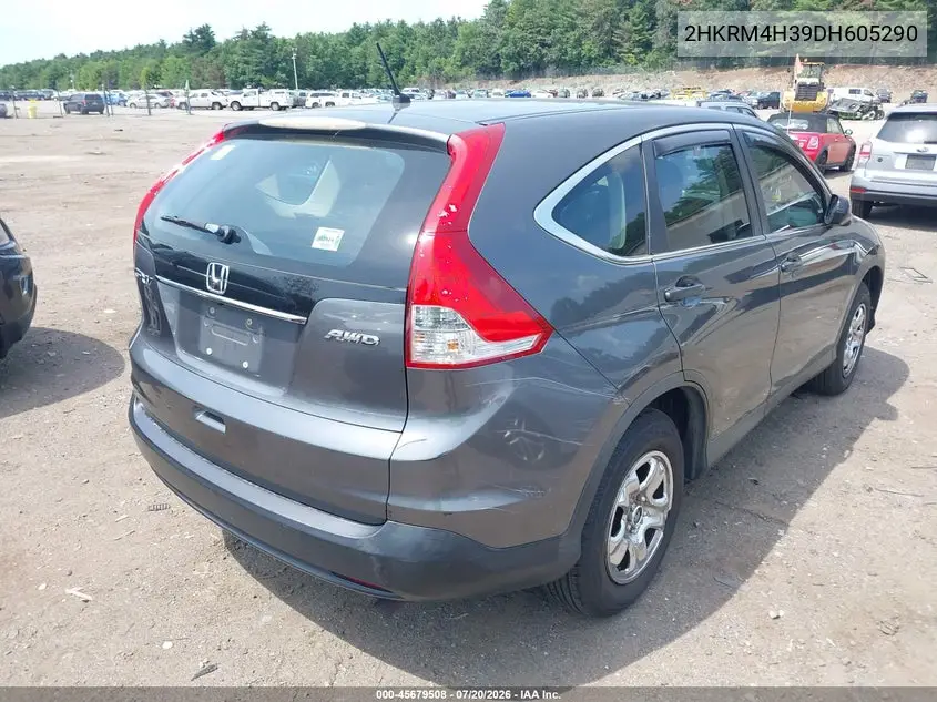2013 Honda Cr-V Lx VIN: 2HKRM4H39DH605290 Lot: 45679508