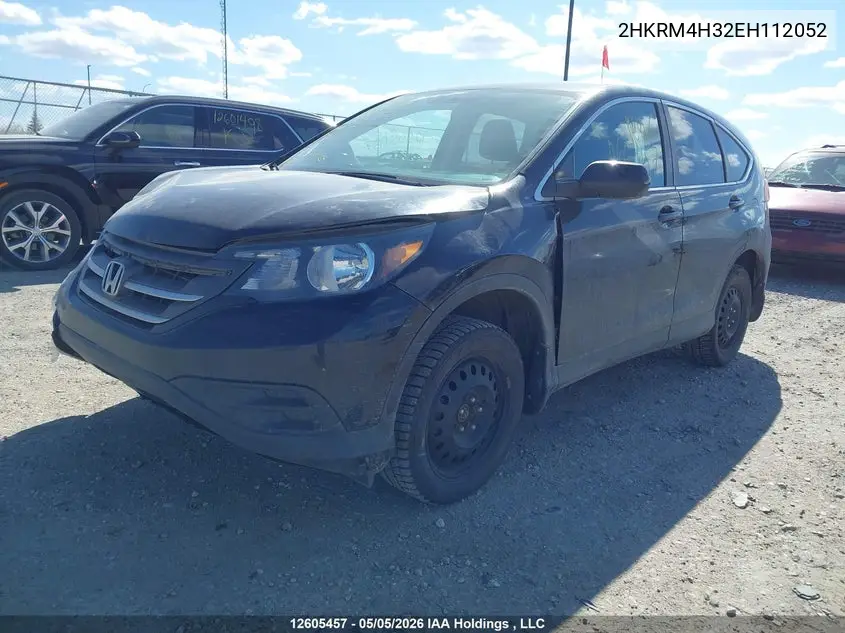2014 Honda Cr-V Lx VIN: 2HKRM4H32EH112052 Lot: 12605457