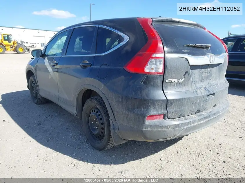 2014 Honda Cr-V Lx VIN: 2HKRM4H32EH112052 Lot: 12605457