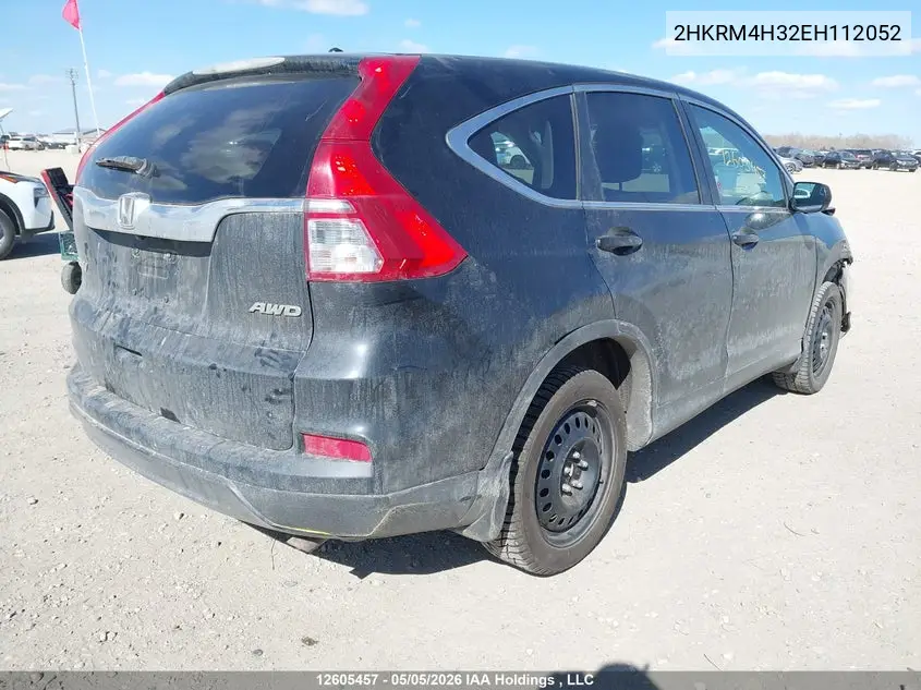 2014 Honda Cr-V Lx VIN: 2HKRM4H32EH112052 Lot: 12605457