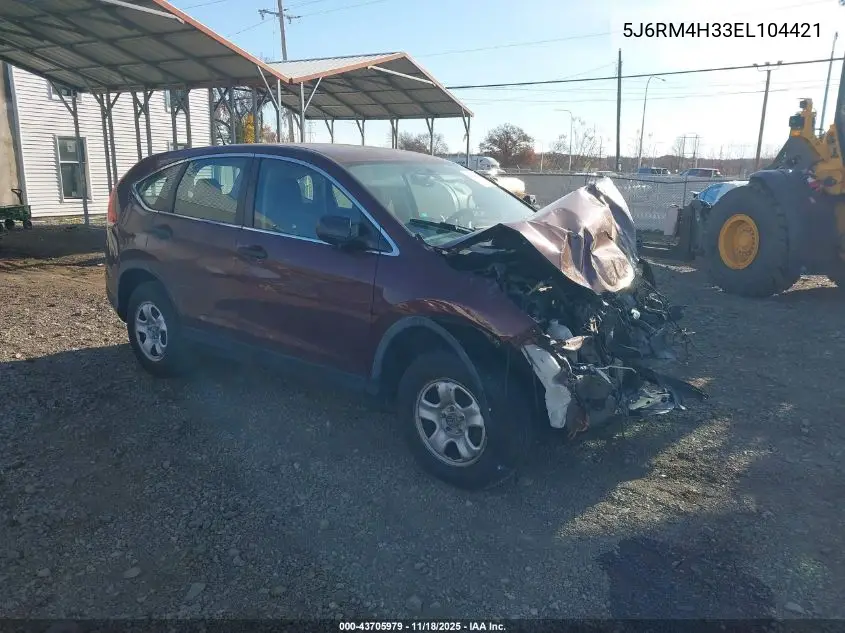 5J6RM4H33EL104421 2014 Honda Cr-V Lx