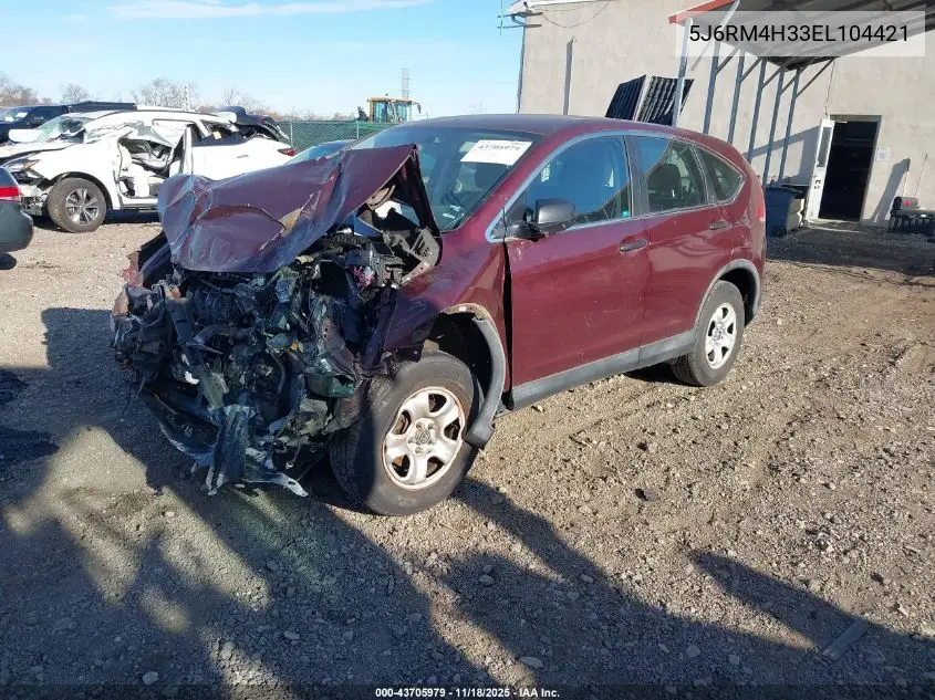 5J6RM4H33EL104421 2014 Honda Cr-V Lx