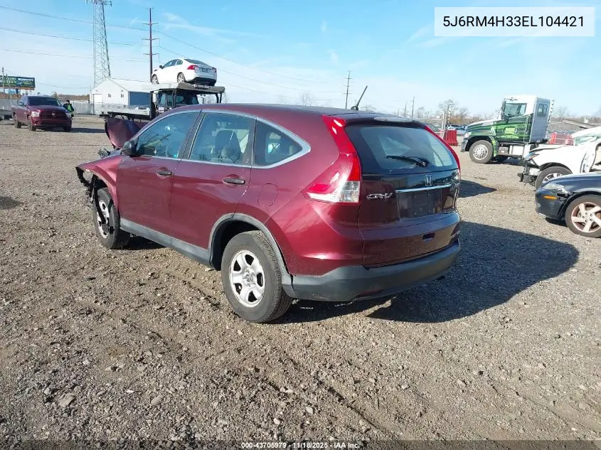 5J6RM4H33EL104421 2014 Honda Cr-V Lx
