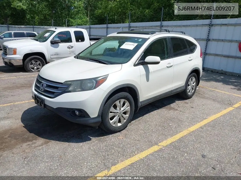 2014 Honda Cr-V Ex-L VIN: 5J6RM4H74EL009207 Lot: 45214396