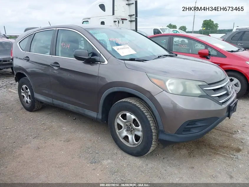 2014 Honda Cr-V Lx VIN: 2HKRM4H34EH673465 Lot: 45319314