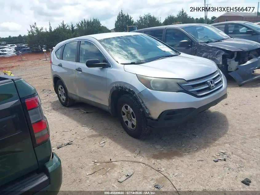 2014 Honda Cr-V Lx VIN: 2HKRM3H3XEH566477 Lot: 45589650