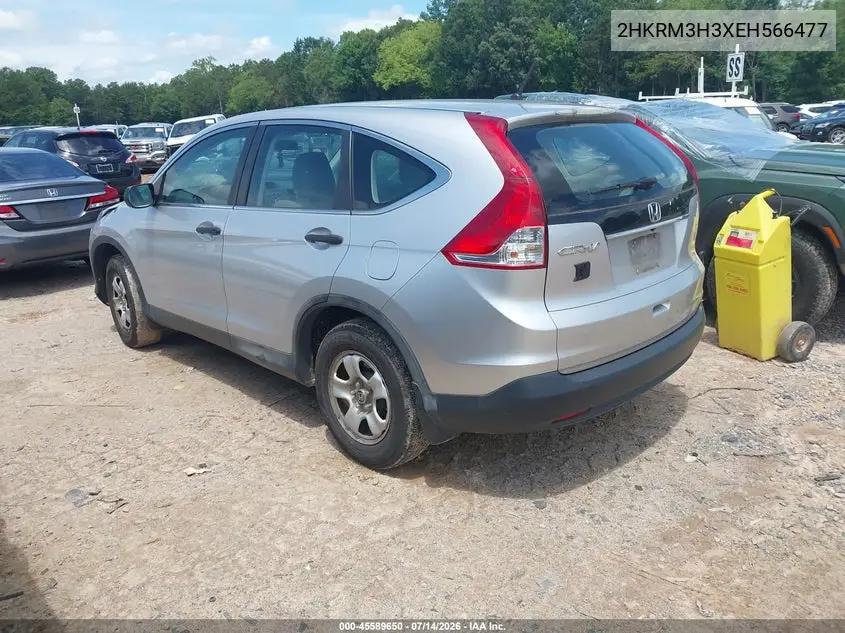 2014 Honda Cr-V Lx VIN: 2HKRM3H3XEH566477 Lot: 45589650