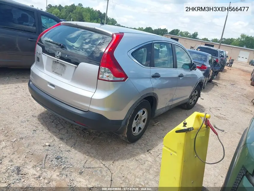 2014 Honda Cr-V Lx VIN: 2HKRM3H3XEH566477 Lot: 45589650