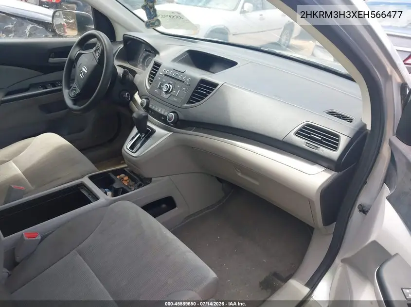 2014 Honda Cr-V Lx VIN: 2HKRM3H3XEH566477 Lot: 45589650