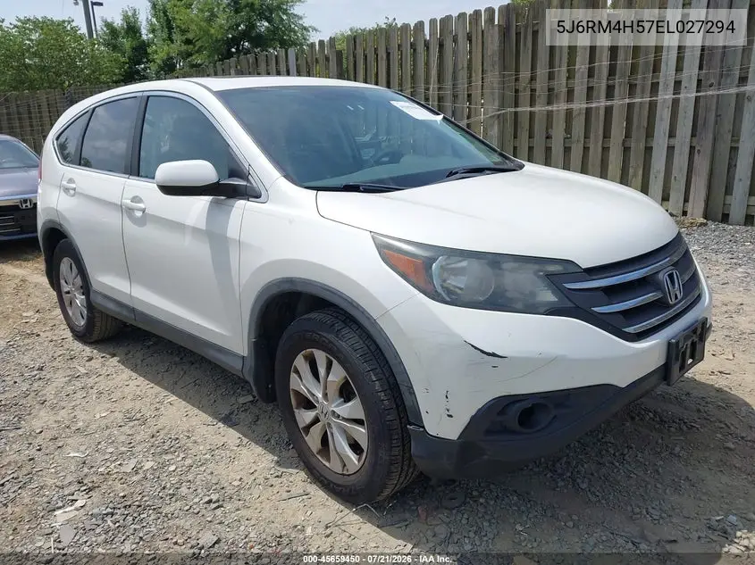 2014 Honda Cr-V Ex VIN: 5J6RM4H57EL027294 Lot: 45659450