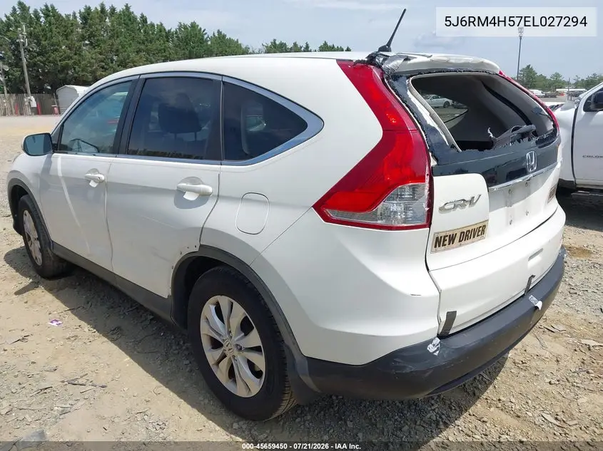 2014 Honda Cr-V Ex VIN: 5J6RM4H57EL027294 Lot: 45659450