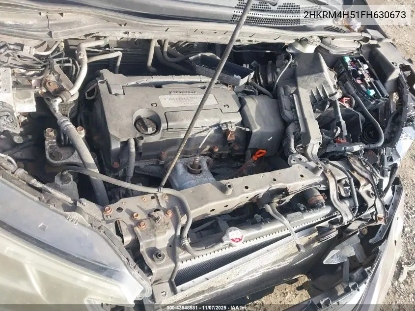 2HKRM4H51FH630673 2015 Honda Cr-V Ex
