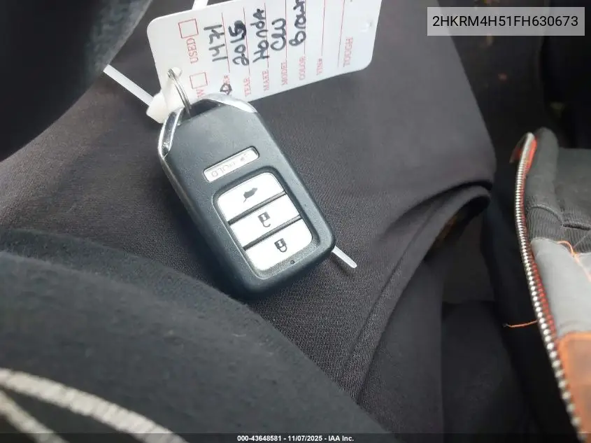 2HKRM4H51FH630673 2015 Honda Cr-V Ex