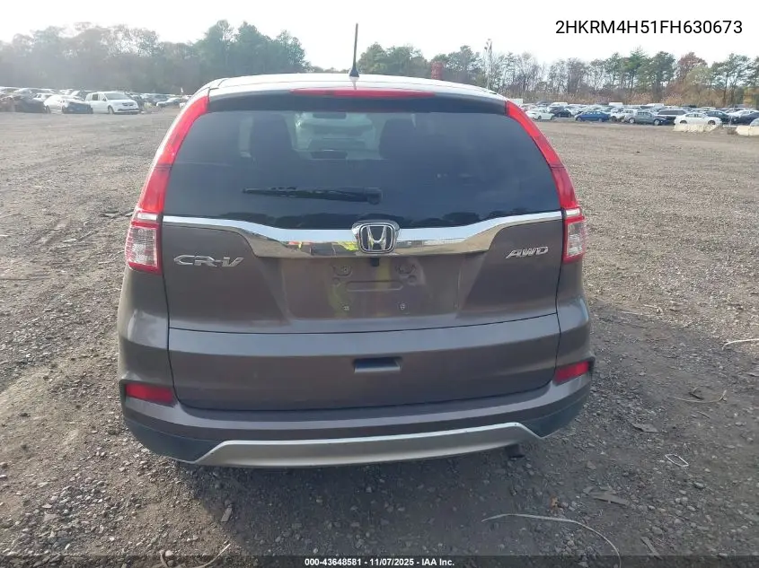 2HKRM4H51FH630673 2015 Honda Cr-V Ex