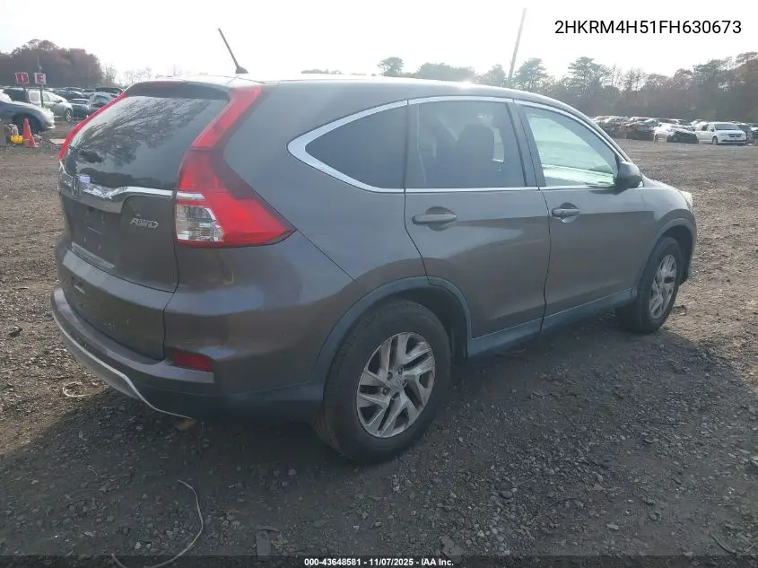 2HKRM4H51FH630673 2015 Honda Cr-V Ex