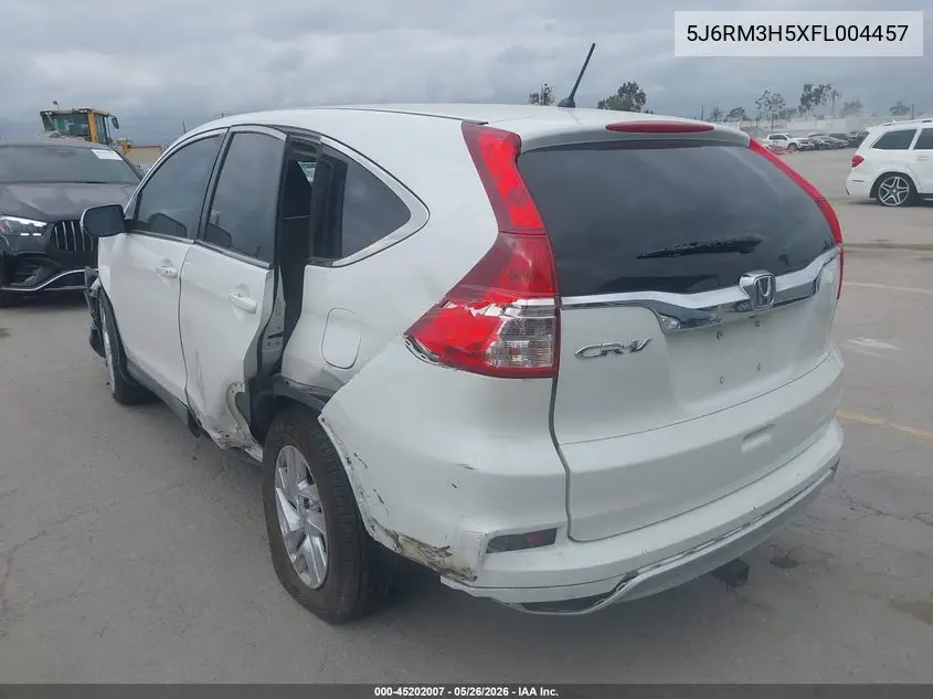 2015 Honda Cr-V Ex VIN: 5J6RM3H5XFL004457 Lot: 45202007