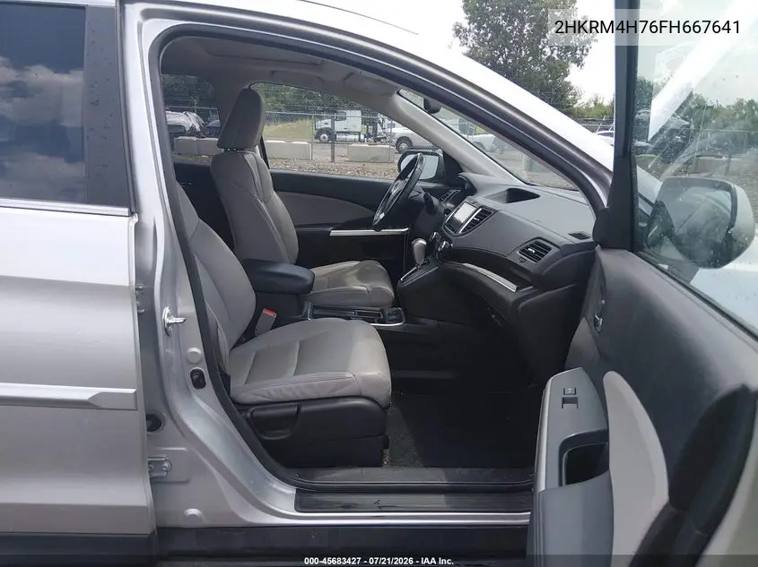 2015 Honda Cr-V Ex-L VIN: 2HKRM4H76FH667641 Lot: 45683427