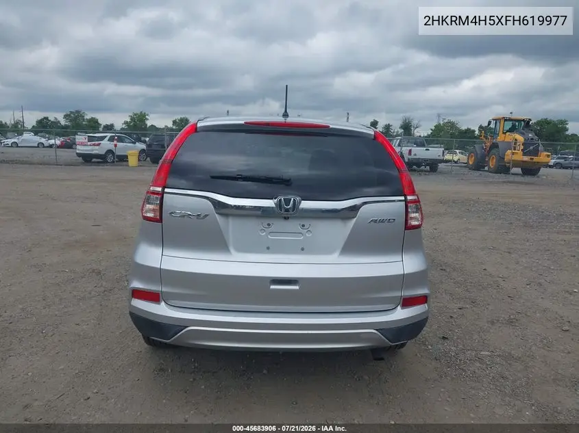 2015 Honda Cr-V Ex VIN: 2HKRM4H5XFH619977 Lot: 45683906