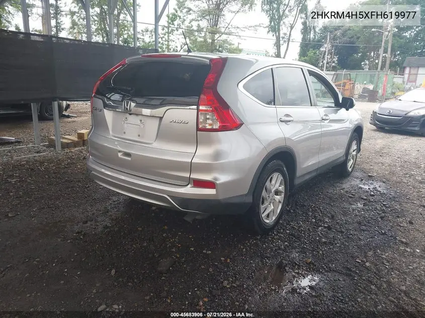 2015 Honda Cr-V Ex VIN: 2HKRM4H5XFH619977 Lot: 45683906