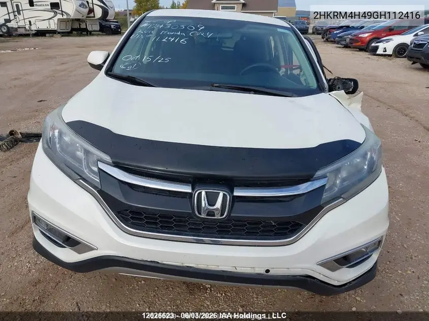 2HKRM4H49GH112416 2016 Honda Cr-V Se