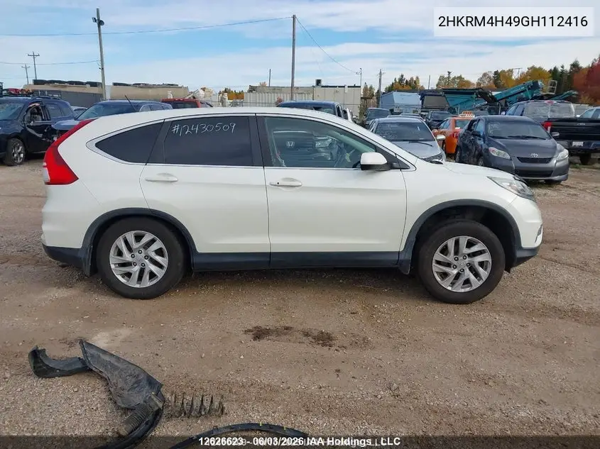 2HKRM4H49GH112416 2016 Honda Cr-V Se