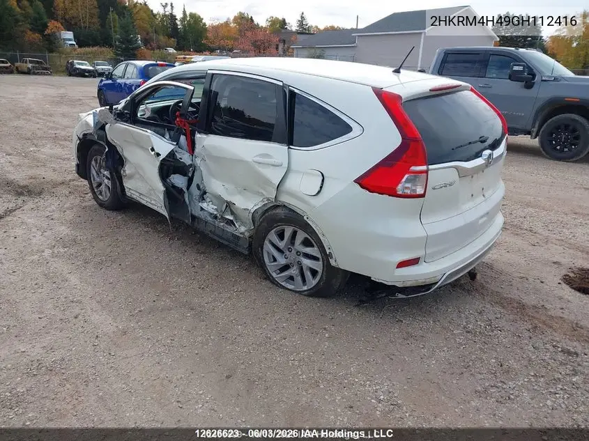 2HKRM4H49GH112416 2016 Honda Cr-V Se